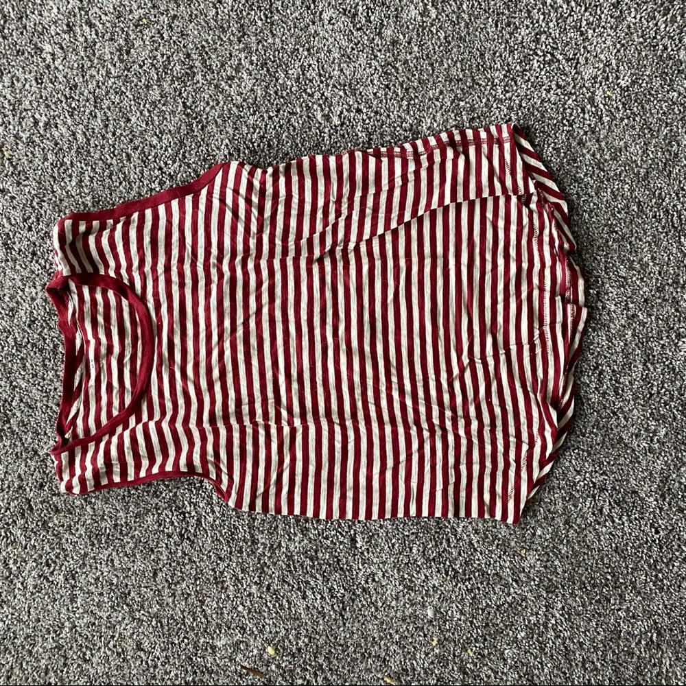Madewell muscle t striped tank top